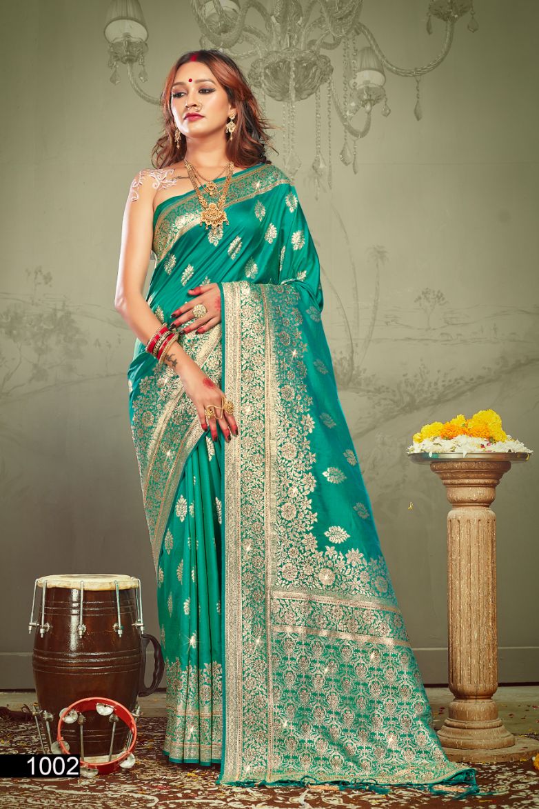 Rohini By Bunawat Banarasi Saree Catalog
